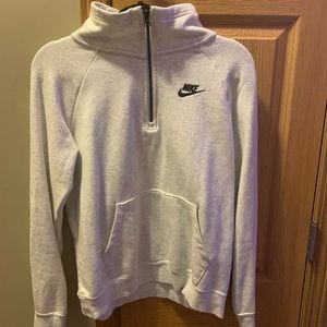 Nike half zip hoodie